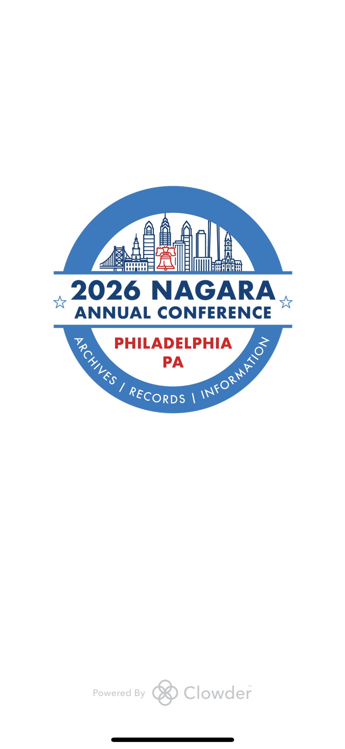 NAGARA 2026 mobile app splash screen